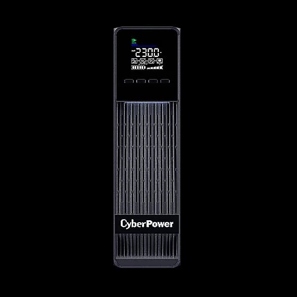UPS CYBER POWER Online dubla conversie cu Sinusoida Pura, slim tower, 1000VA 900W 1xIEC C13 2xSchuko, 2x 12V/9Ah, USB,RS232, Slot SNMP, GreenP, seria OLS, "OLS1KECR" — miniatură