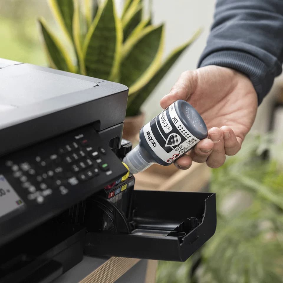 Multifunctional Inkjet CISS Color brother MFC-T930DW, A4, Functii: Impr.|Scan.|Cop.|Fax, Viteza de Printare Monocrom: 17ppm, Viteza de printare color: 16.5ppm, Conectivitate:USB|WIFI|RET, Duplex:Da, ADF:ADF(incl.TV 11lei) "MFCT930DWYJ1" — miniatură