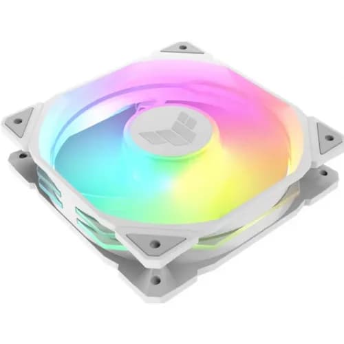Ventilator Carcasa ASUS TUF GAMING TR120 ARGB REVERSE 3IN1 White, 12 cm, 2000 RPM, 3 ventilatoare, RGB — miniatură