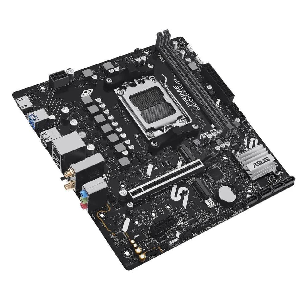 Placa de baza Asus PRIME B850M-F WIFI, AM5, DDR5, mATX, Negru "PRIME B850M-F WIFI" — miniatură