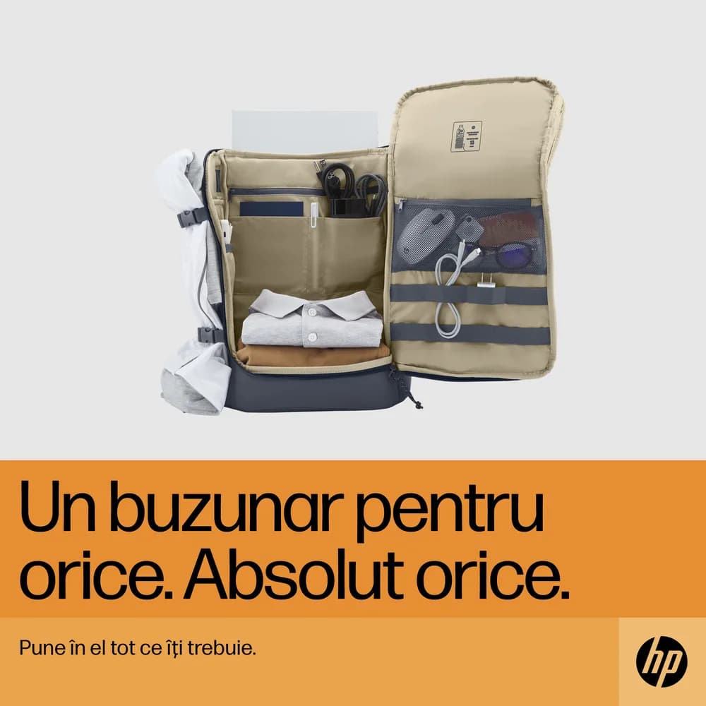 HP Travel 25L IGR 15.6inch Backpack "6B8U4AA" — miniatură
