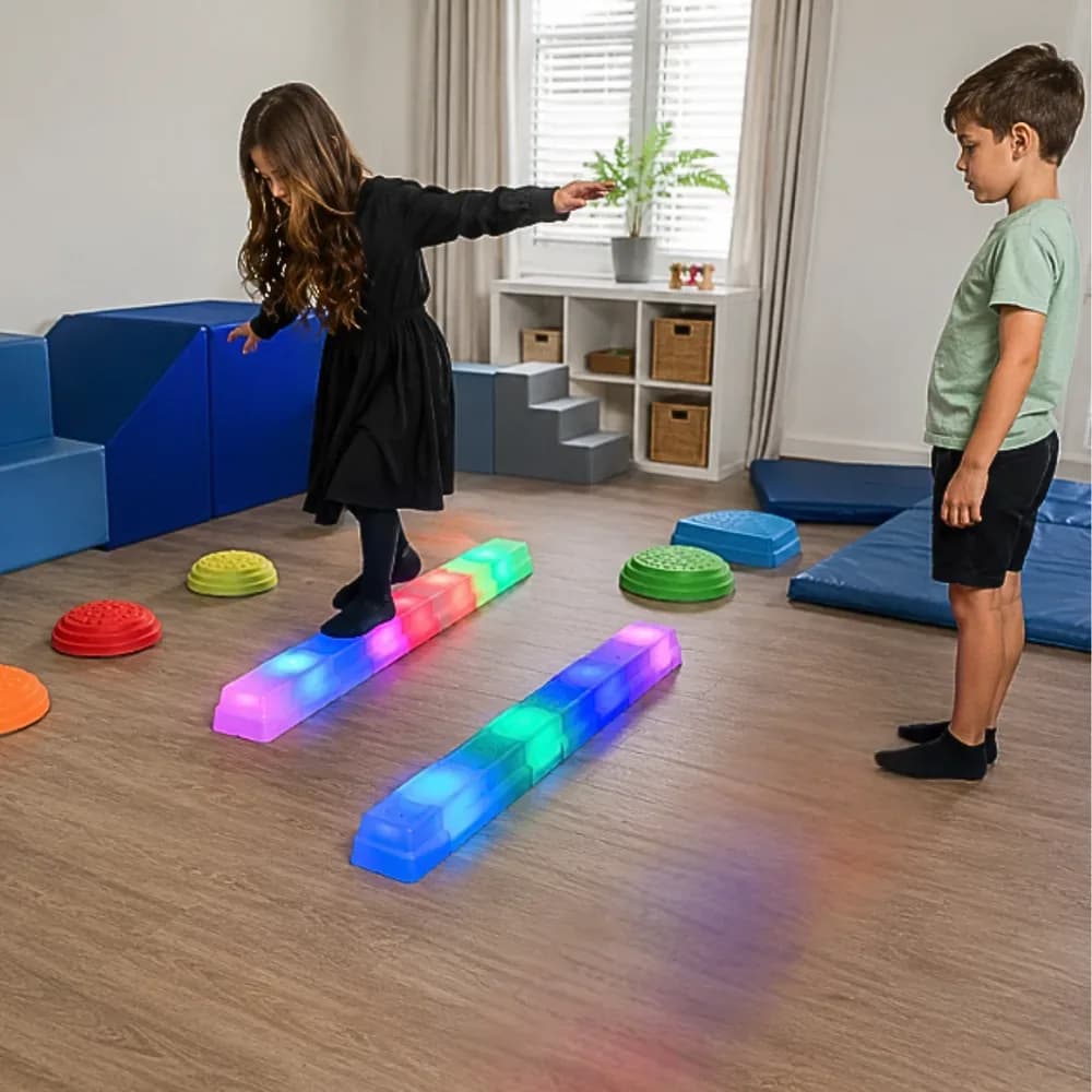 Placă de echilibru cu LED – Set de 2
