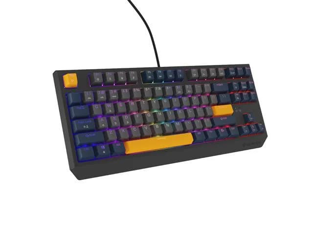 Tastatura Mecanica Gaming Genesis Thor 230 TKL, RGB, USB, Albastru — miniatură