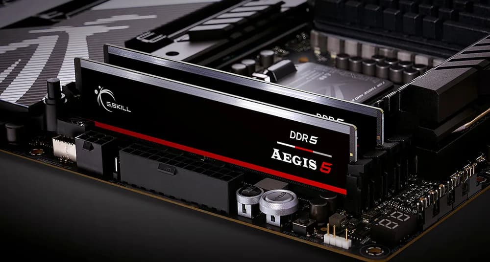 Aegis 5 16GB DDR5 6000MHz CL36 Black "F5-6000J3636F16GX1-IS" — miniatură