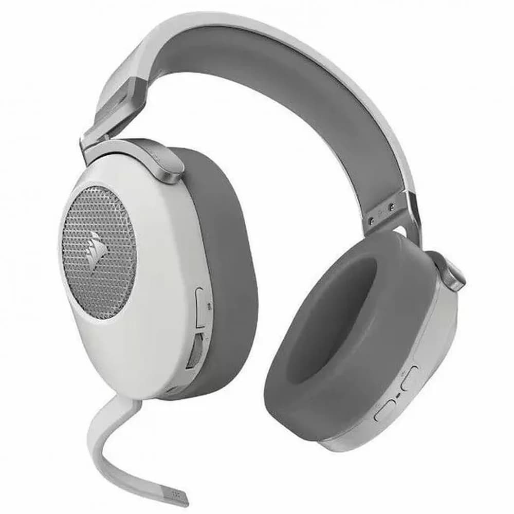 Casti Gaming Head-band Corsair HS65, Wireless, Alb — miniatură