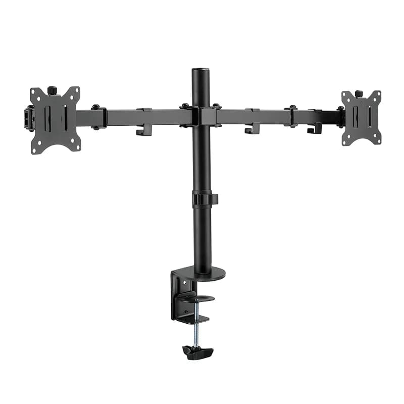 SUPORT de birou LOGILINK, pt 2 TV/monitor plat, diag. max 32 inch, rotatie, inclinare, pivotare, max 8 kg, "BP0098"