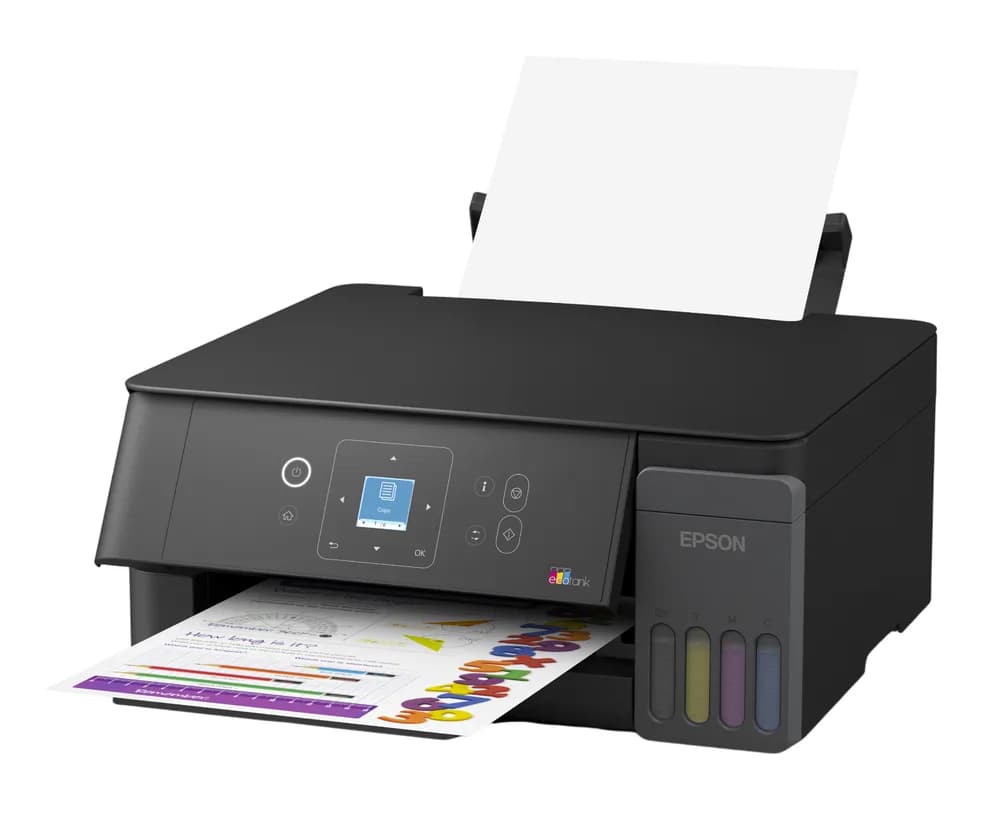 Multifunctional Inkjet CISS Color Epson L3360, A4, Functii: Impr.|Scan.|Cop., Viteza de Printare Monocrom: 33 ppm, Viteza de printare color: 15ppm, Conectivitate:USB|WiFi, Duplex:Nu, ADF:Nu "C11CL63409" — miniatură