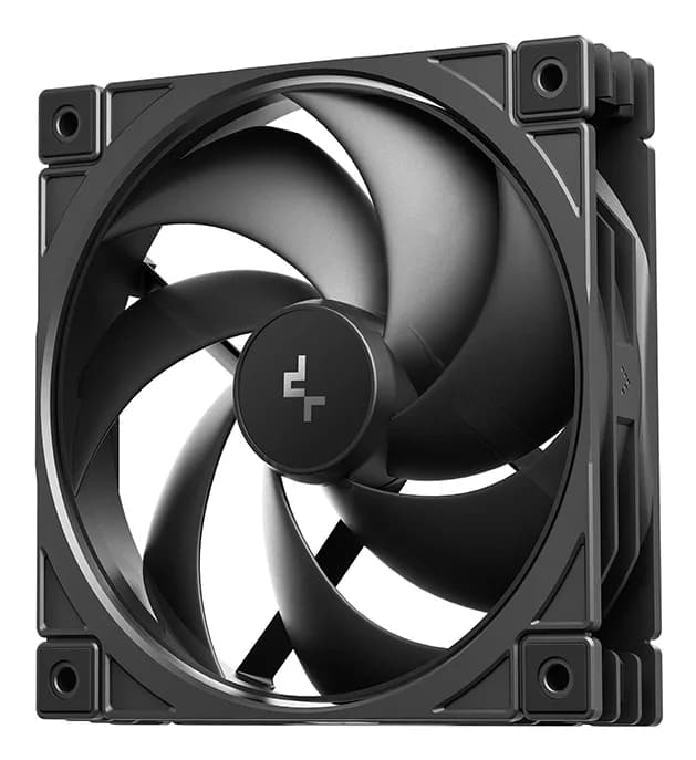 Ventilator DeepCool "FD12 V2", 120mm, 500 - 2500 RPM, hydro bearing, 79 cfm, 4-Pin PWM, negru, "R-FD12V2-BKNPN1-G"