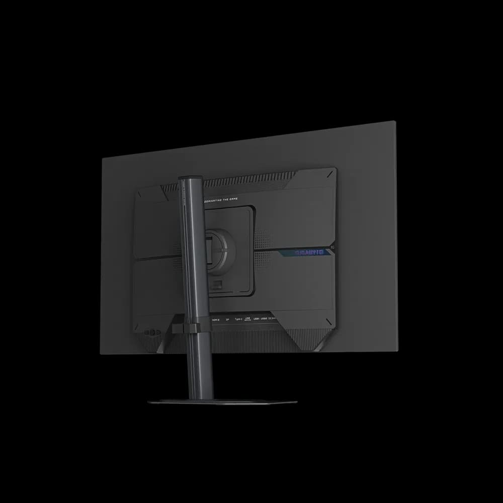 Monitor GIGABYTE MO27Q28GR OLED, 27", QHD, 2560 x 1440, HDMI, Displayport, KVM, nVIDIA G-Sync Compatible, RealBlack Glossy, Boxe, Pivot, 280 Hz, 0.03 ms, Negru "MO27Q28GR" — miniatură