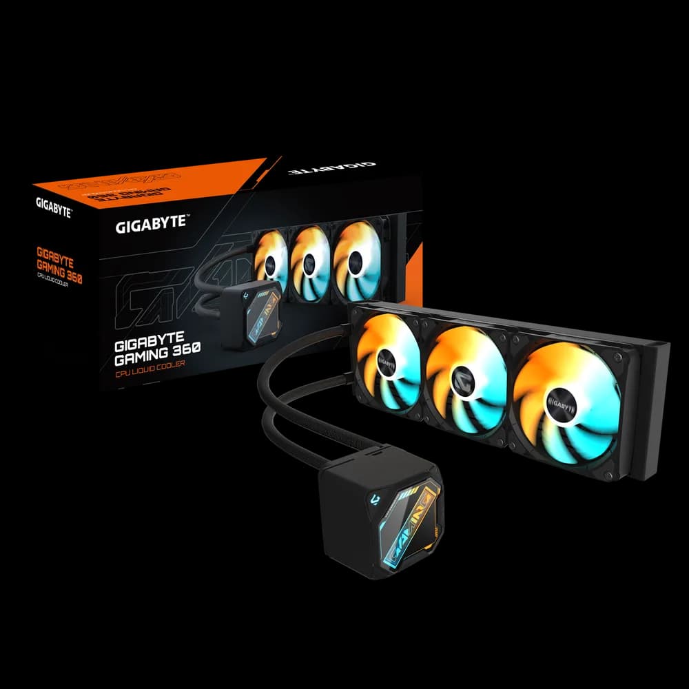 Cooler Lichid GIGABYTE GAMING 360, AIO 360mm, Intel/ AMD, Negru "GP-GIGABYTE GME 360" — miniatură