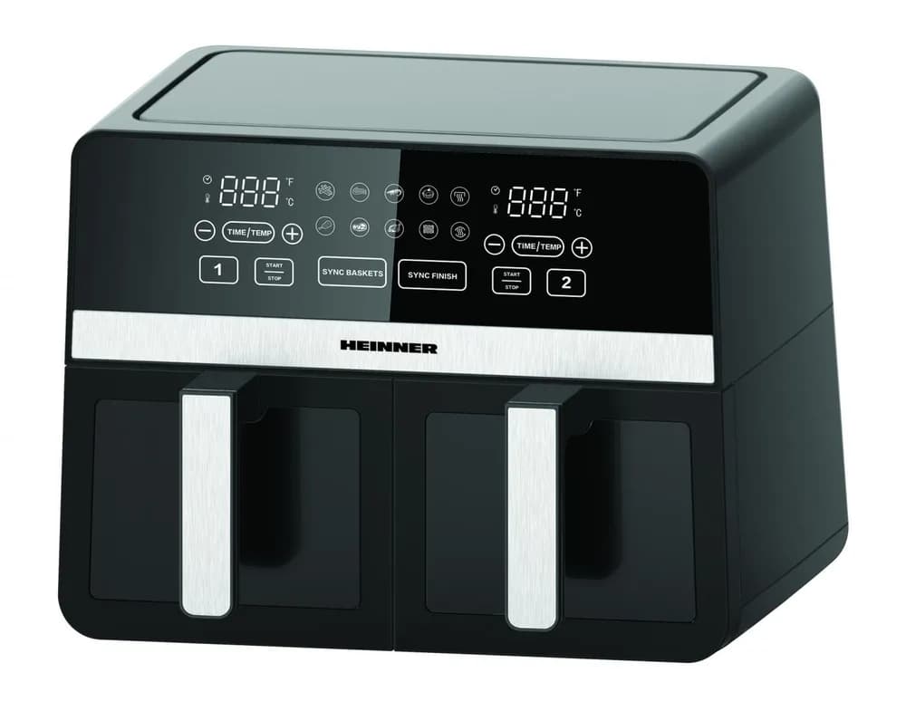 FRITEUZA DUBLA CU AER CALD HEINNER SIMCOOK HAF-K10DB24BK — miniatură