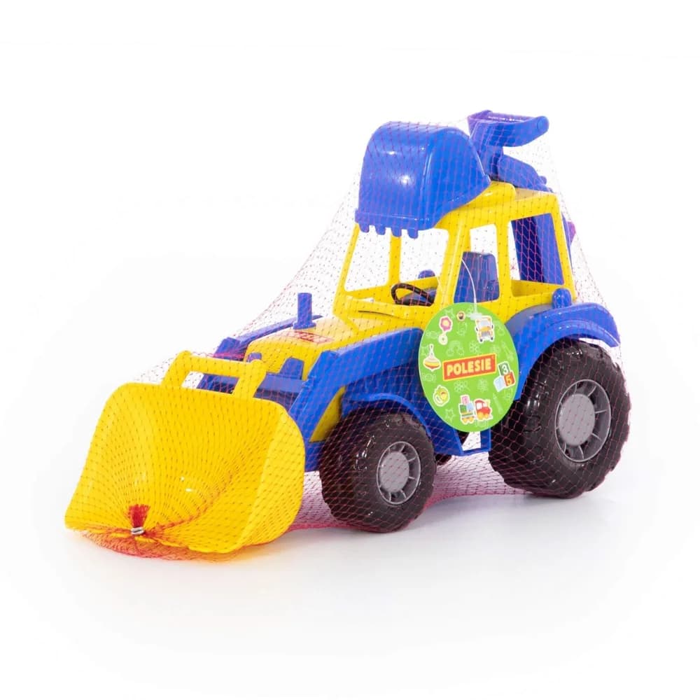 Tractor-excavator - Altay, 37x17x22 cm, Polesie — miniatură