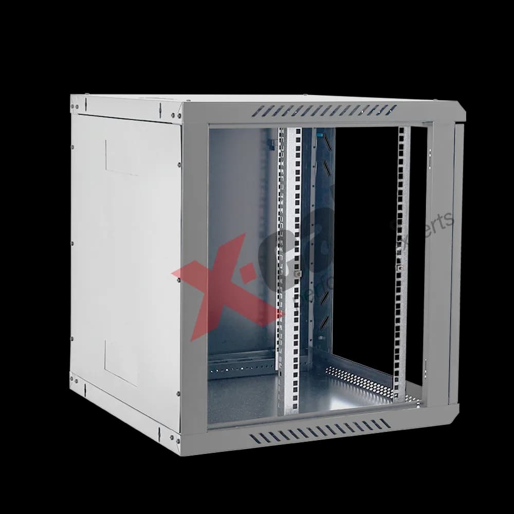 CABINETE Xcab metalic de perete 19", tip rack wallmount, 12U 600x600 mm, Xcab S Gri "Xcab-12U60S.7035" — miniatură