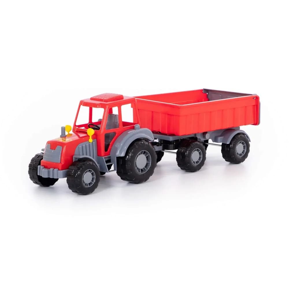 Tractor cu remorca - Altay, 59x17x18cm, Polesie — miniatură