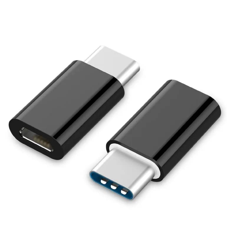 ADAPTOR GEMBIRD, pt. smartphone, USB 2.0, USB Type-C (T) la Micro-USB (M), negru, "A-USB2-CMmF-01"