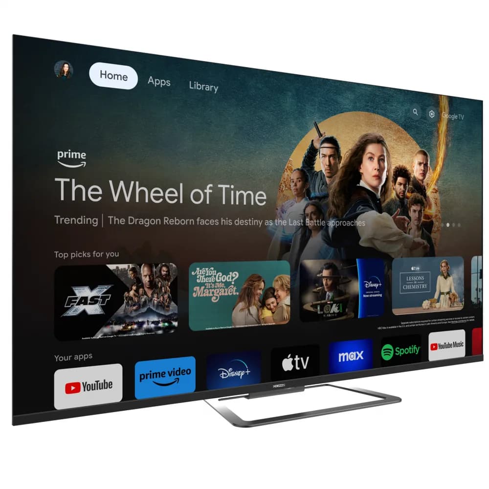 QLED TV HORIZON 4K-GTV 50HQ8590U/D, 50" QLED, 4K Ultra HD (2160p), Dolby Vision HDR / HDR10 / HLG, Digital TV-Tuner DVB- S2/T2/C, CME 800Hz, Googlecast + Google Assistant + BT, Contrast 3000:1, 350 cd/m2,1x LAN (RJ45), 1 xCI+, 4x HDMI (v2.0), 2x USB (v2.0), 1x USB (v3.0), 1x AV IN(Mini), 1x AUX, 1x — miniatură