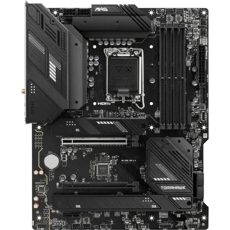 MSI MAG B760 TOMAHAWK WIFI LGA1700 ATX MB DDR5 2xPCIe x16 4xSATA "MAG B760 TOMAHAWK WIFI"