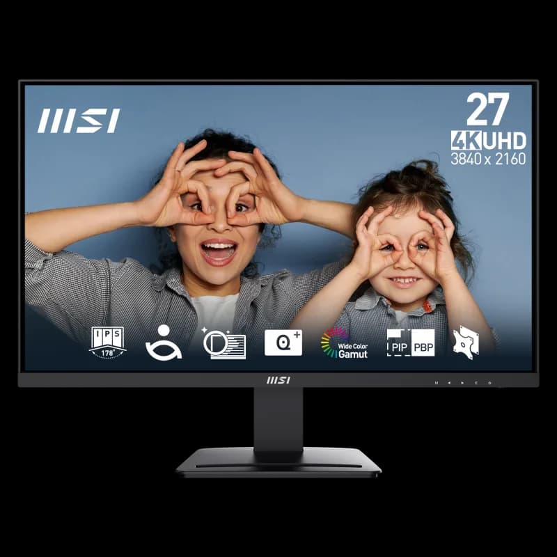 Monitor Consumer MSI PRO MP273U, 27", 3840 x 2160 pixeli, Black