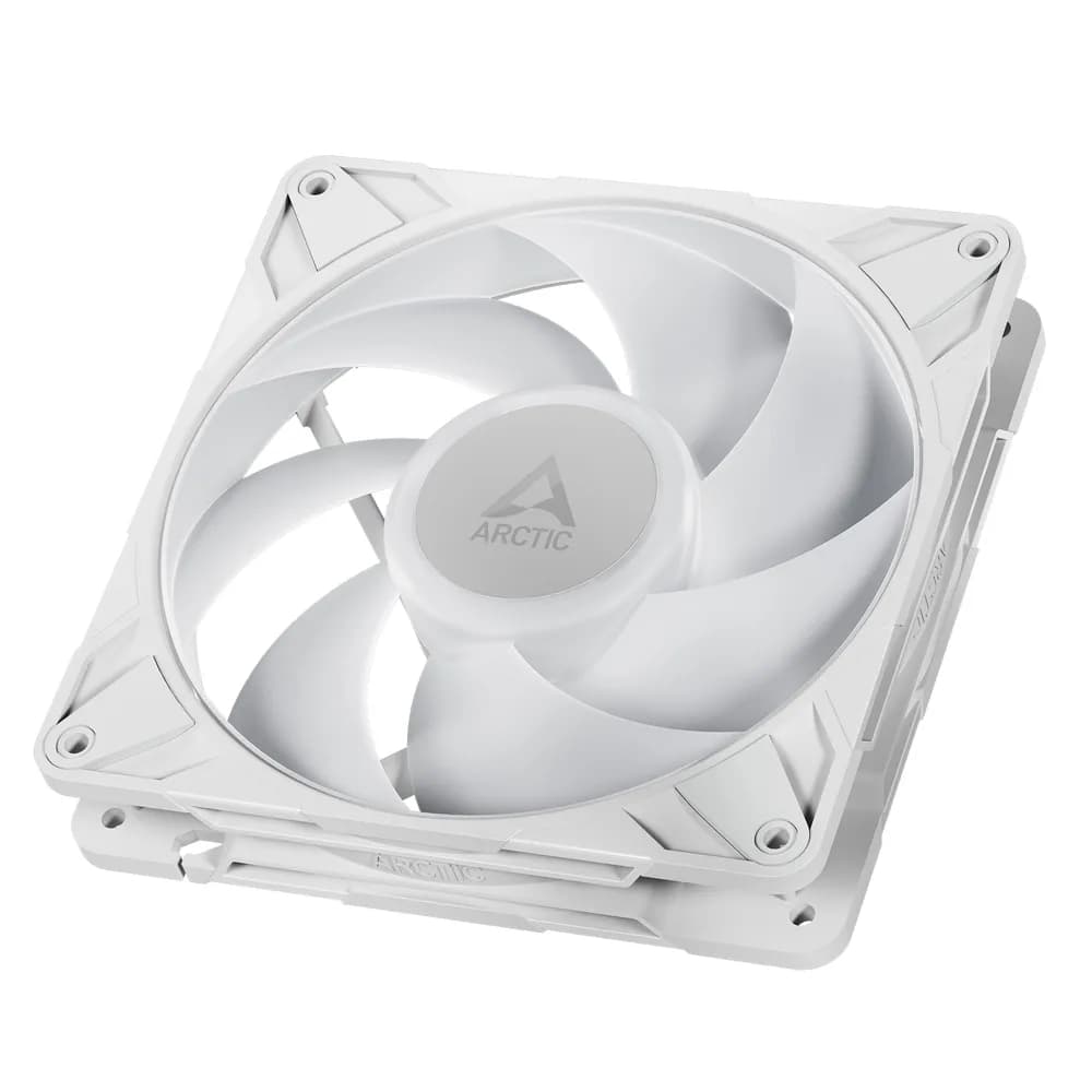 Ventilator Arctic "P14 Pro PST", 140mm, 600 - 3000 RPM, FDB, 110 cfm, 4-Pin Fan Plug + 4-Pin Socket, lungime cablu 400 mm + 80 mm Daisy-Chain, alb, "ACFAN00317A" - 4895265000416 — miniatură