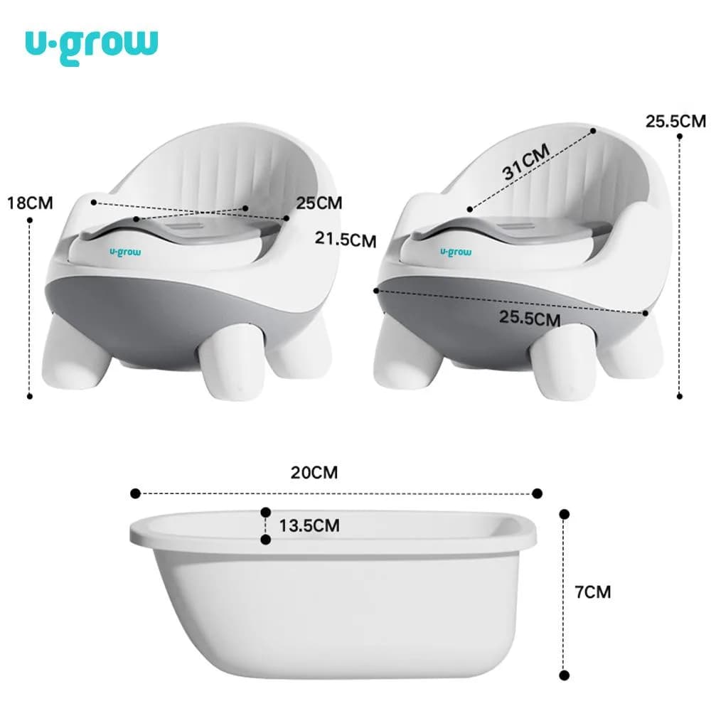 Olita cu spatar ergonomic, U-Grow — miniatură