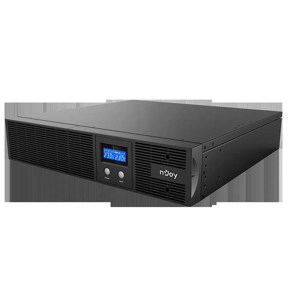 UPS nJoy Argus 3000, 1800W, LCD, USB, Rackmount 2U — miniatură