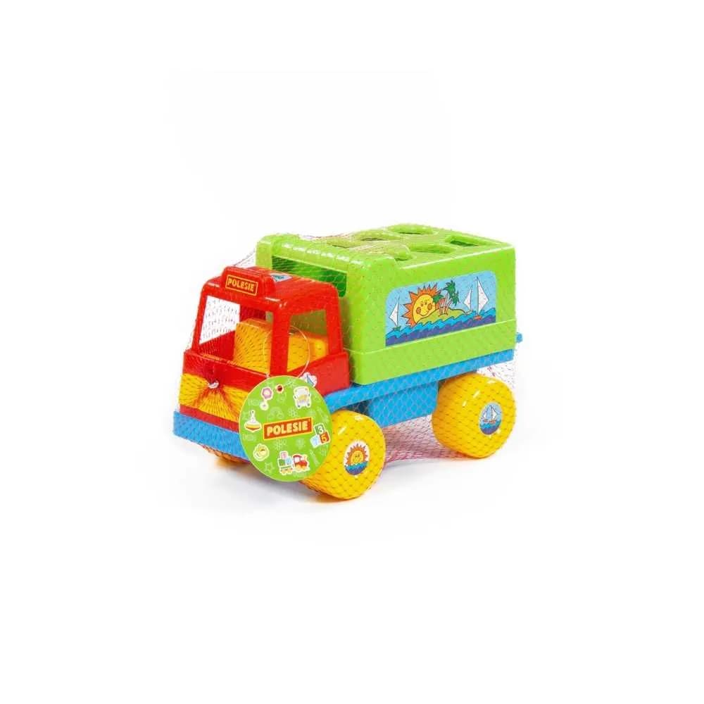 Camion educativ+forme, 26x16x17 cm, Cavallino — miniatură