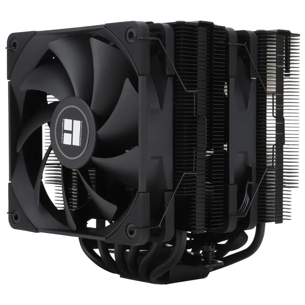 COOLER Thermalright "Peerless Assassin 120 Black" skt. Intel si AMD, racire cu aer, dual tower, vent. 2x120mm, 1550 rpm, 6 heatpipes, inaltime 157mm, fara LED, negru,"Peerless Assassin 120 Black" — miniatură