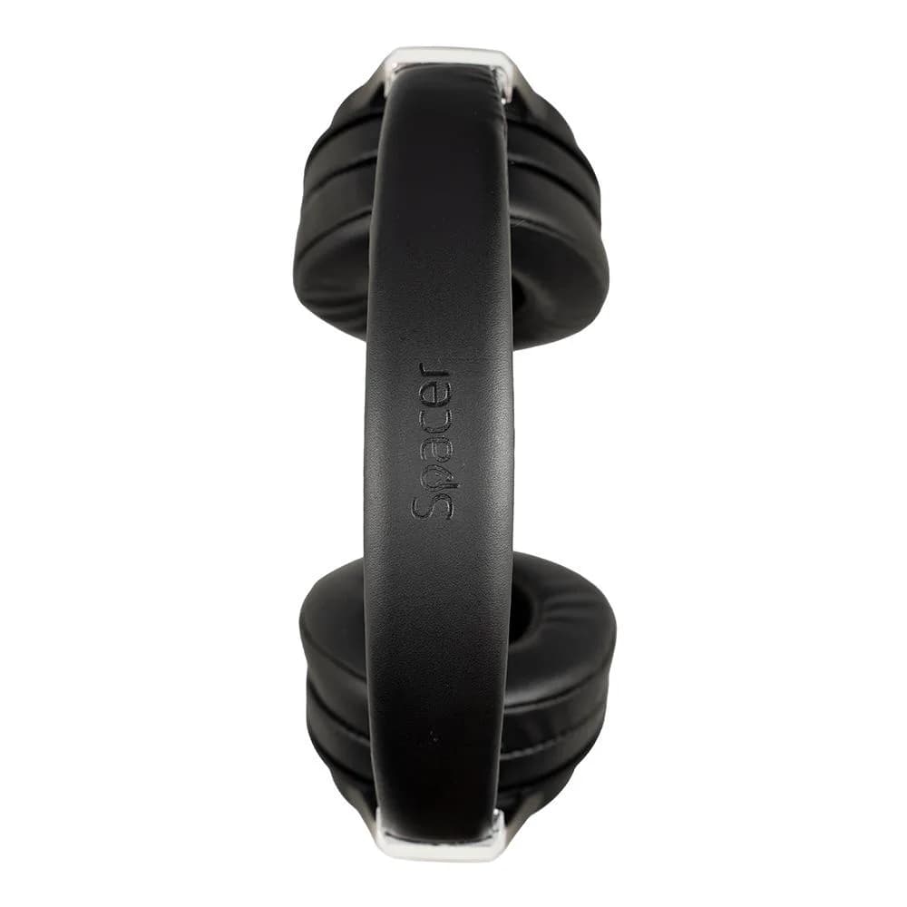 Casti Head-band SPACER SPBH-ONYX, Wireless/Wired, Negru — miniatură