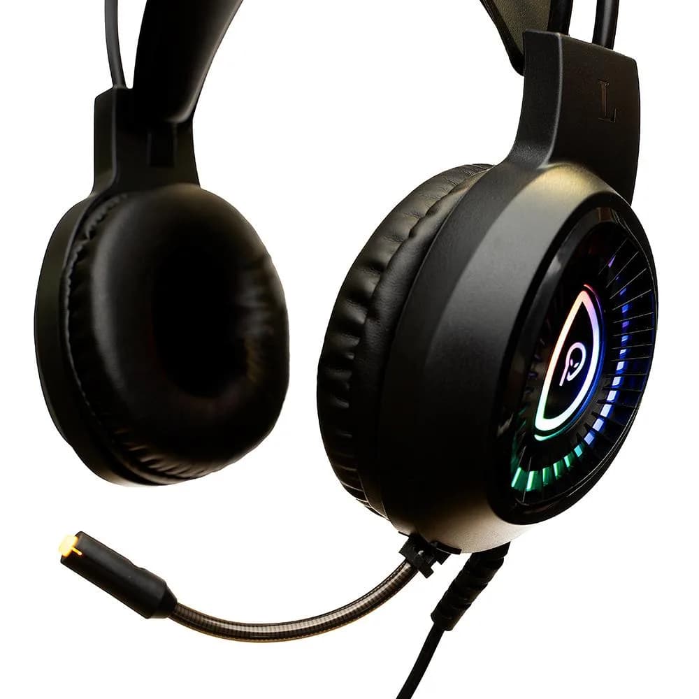 Casti Gaming Over-ear SPACER SPGH-PHANTOM, Wired, Negru — miniatură