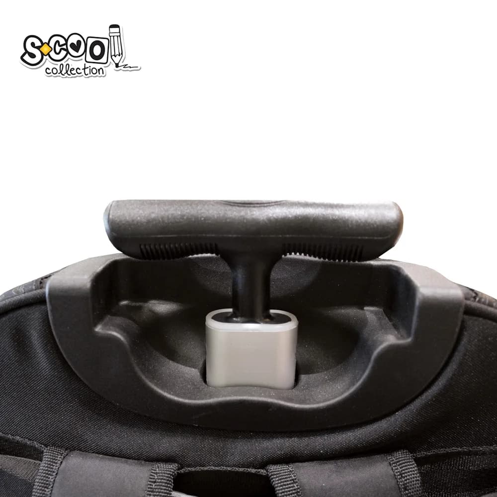 Ghiozdan trolley premium, compartiment laptop, 34x20x49 cm - S-COOL — miniatură