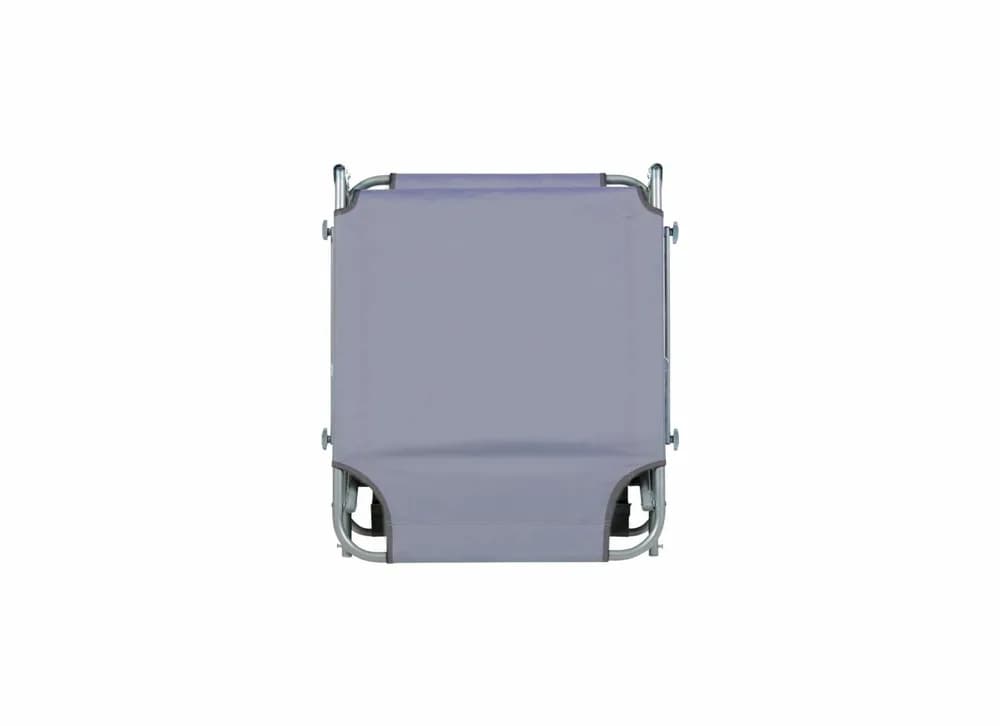 HEINNER SEZLONG CU PARASOLAR 186X55X24CM GRI — miniatură