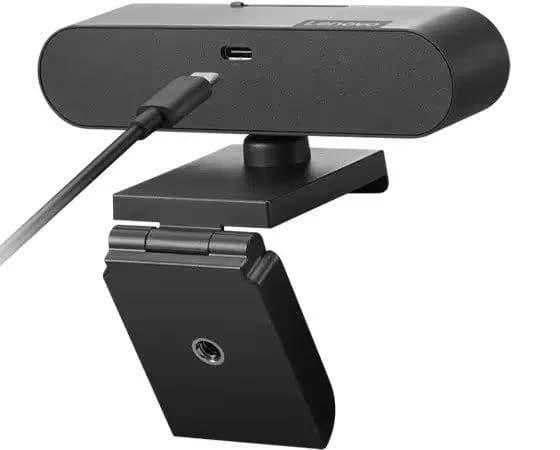 Camera Web Lenovo Performance FHD, rezolutie video Full HD, USB-C, Negru — miniatură