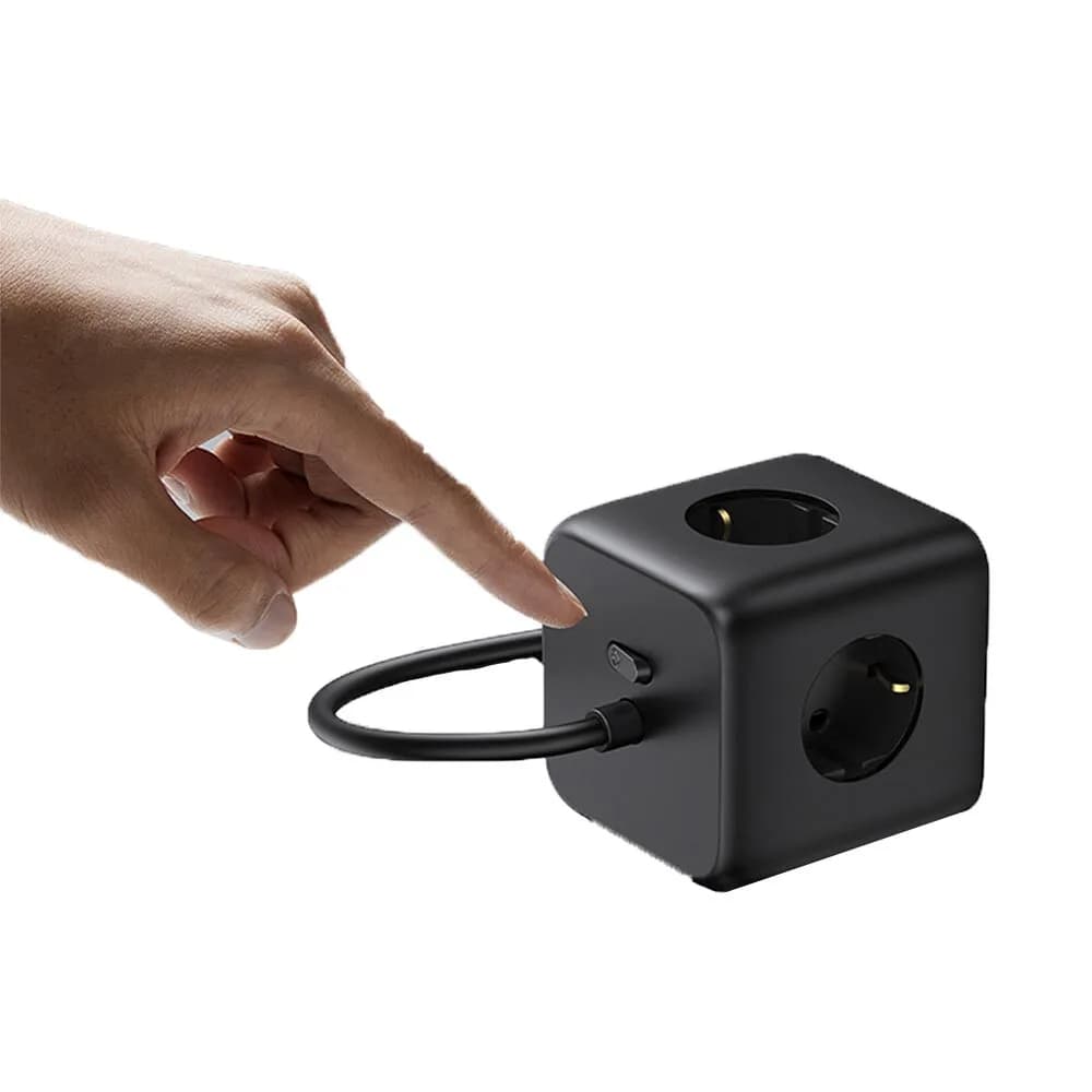 INCARCATOR RETEA Ugreen, "CD268", Powerstrip, Quick Charge 65W, 3 x AC, 2 x USB Type-C Output 5V/3A, 2 x USB, include cablu lungime 1.8m, gri "60113" - 6957303861132 — miniatură