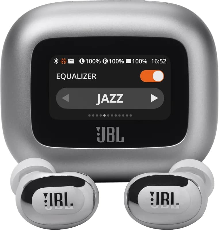 Live Buds 3, Autonomie 10 ore, Bluetooth 5.3, Argintiu "JBLLIVEBUDS3SIL"