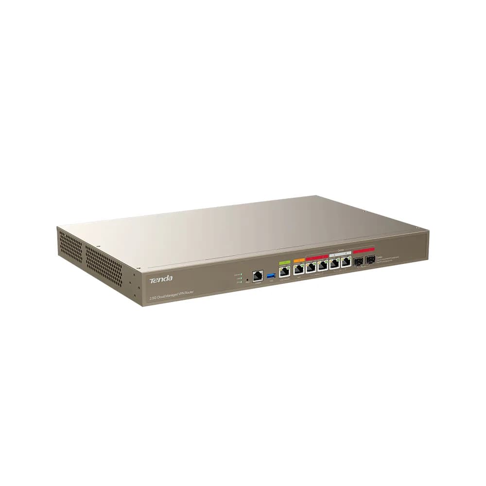 ROUTER Tenda wireless VPN, multi-WAN, multigigabit 1 x 2.5GE RJ45, 5 x GE RJ45, 2 x SFP, "G300-F" — miniatură