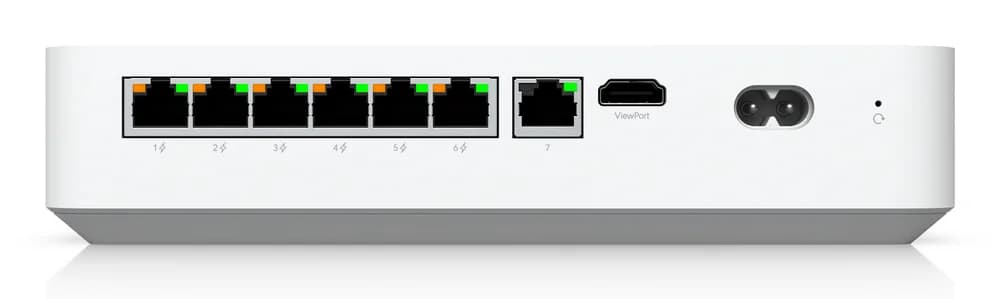 Ubiquiti UniFi UNVR-Instant-EU Network Video Recorder Instant with 3.5inch HDD support, featuring an integrated 6-port PoE switch, integrated HDMI View Port, 6x4K camera or (15) Full HD cameras "UNVR-INSTANT-EU" — miniatură