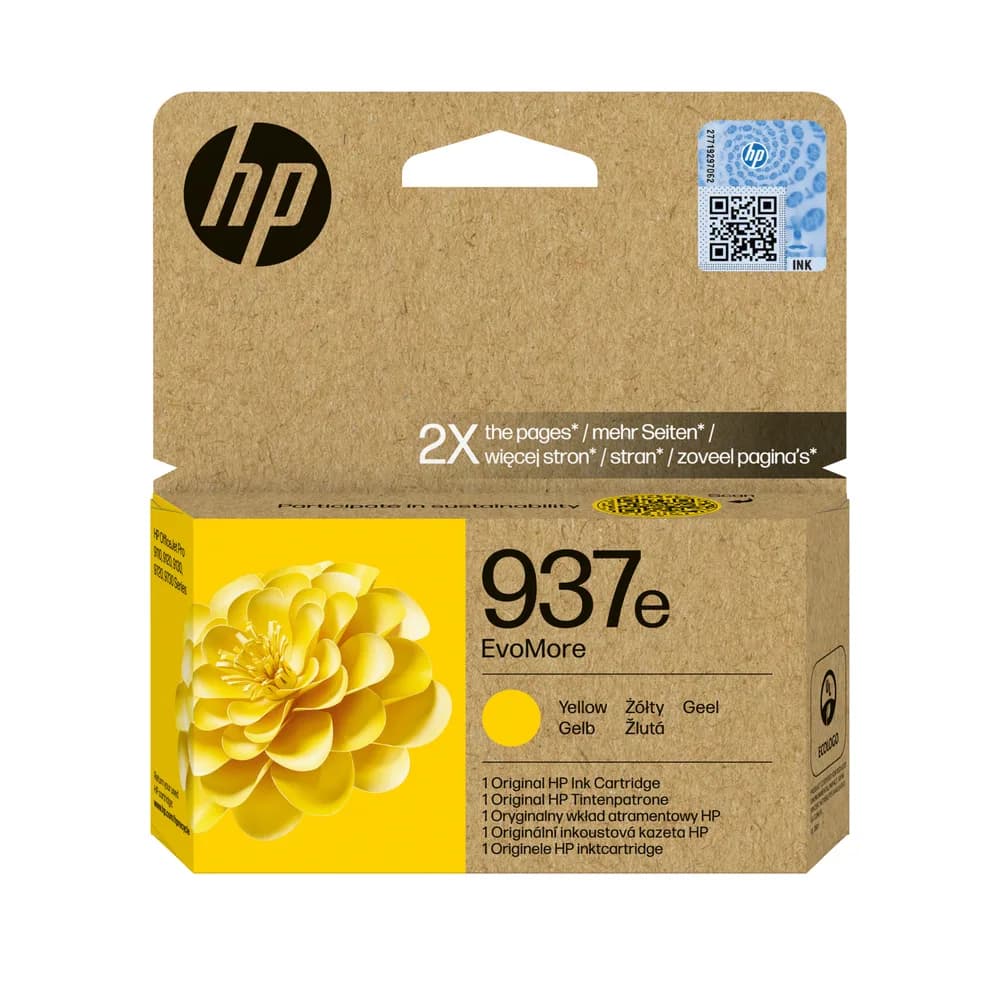 Cartus HP 937e EvoMore, Yellow