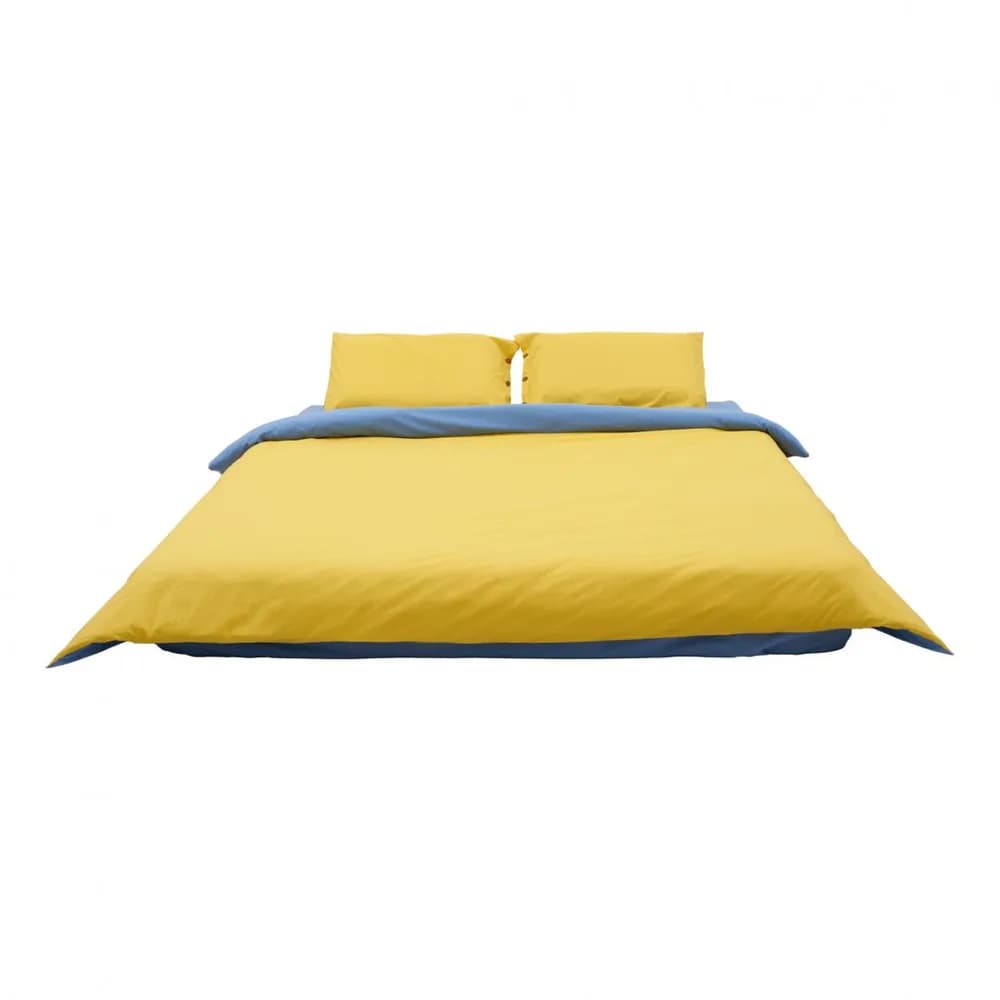 SET DE PAT DUBLU BBC YELLOW/BLUE — miniatură