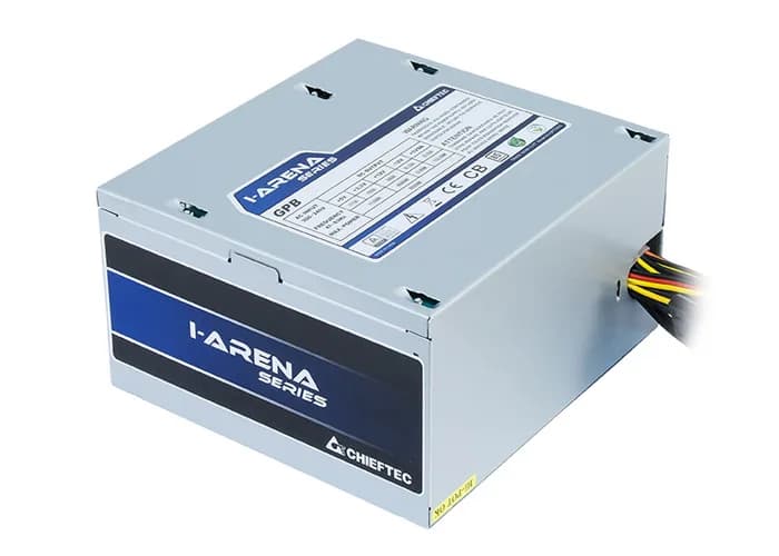 SURSA Chieftec iArena 450 W, non-modulara, ventilator 120mm, PCI-E 6+2 pin x 4, SATA x 9, "GPB-450S" — miniatură