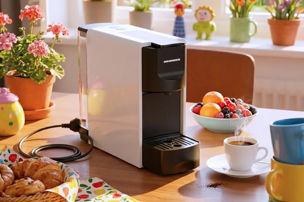 Espressor cu capsule HEINNER EspressoCraft HEMC-DD20WHBK — miniatură