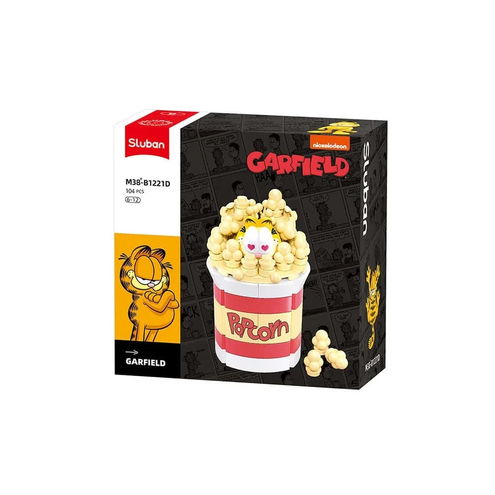 Set de constructie, 6 modele/display, Garfield - Sluban — miniatură