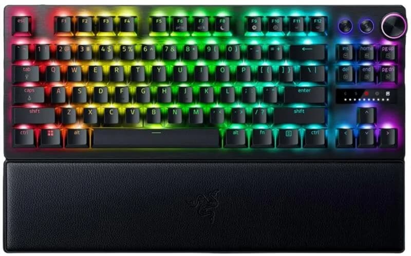 Tastatura Mecanica Gaming Razer Huntsman V3 Pro Tenkeyless, RGB, USB, negru — miniatură