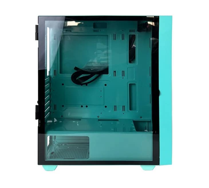 Carcasa PRO GAMING Jungle, RGB, Mid Tower, Verde — miniatură