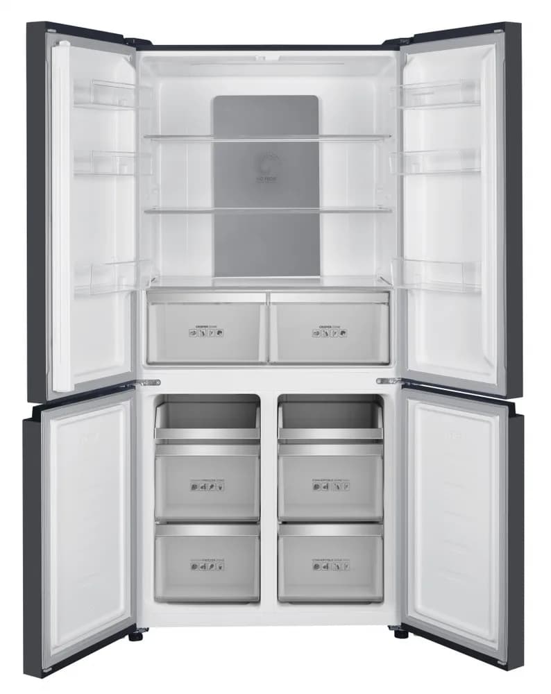 Side by Side HEINNER HSBS-HM600MDNFDXE++, No Frost, 600 L, Clasa E, Inox antracit