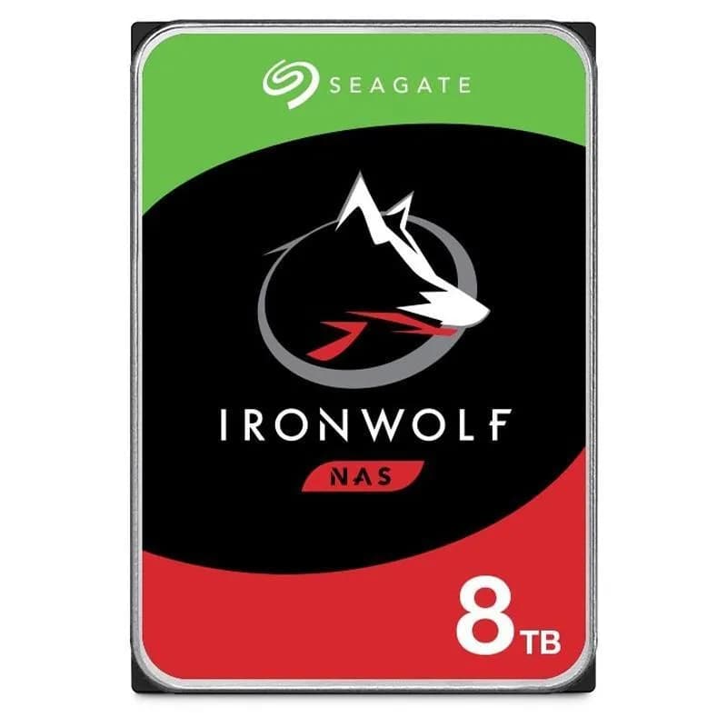 HDD SEAGATE 8 TB, IronWolf, 7.200 rpm, buffer 256 MB, pt. NAS, "ST8000VN004"