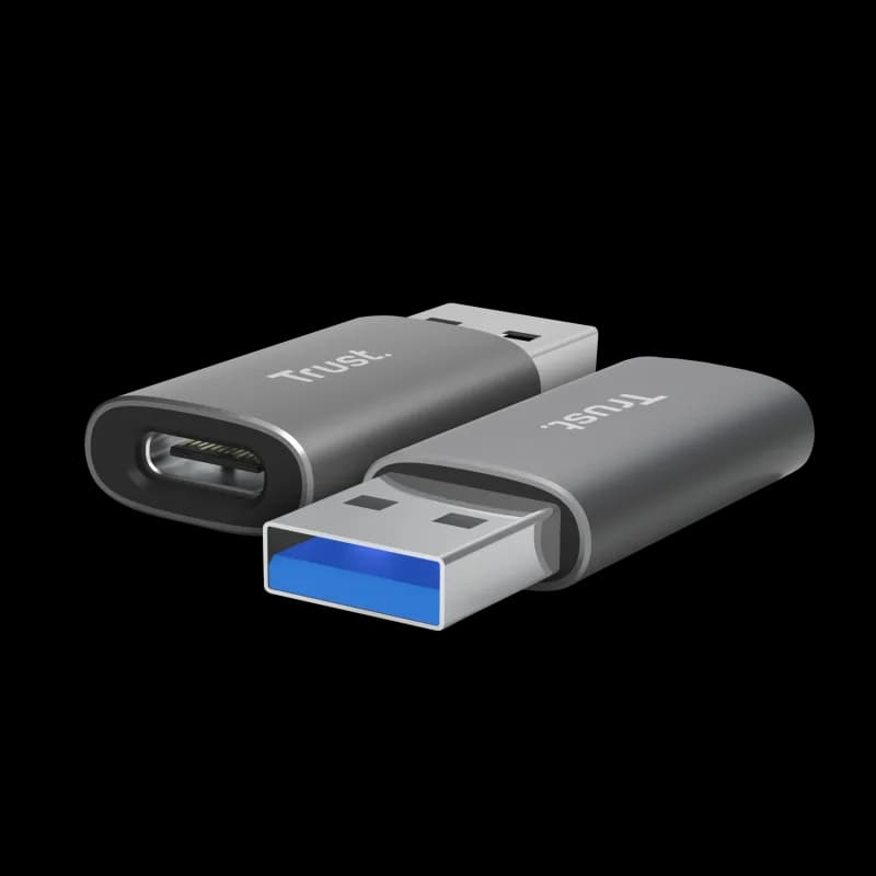 Hub USB Trust Calyx USB-C, 2 porturi, Gri