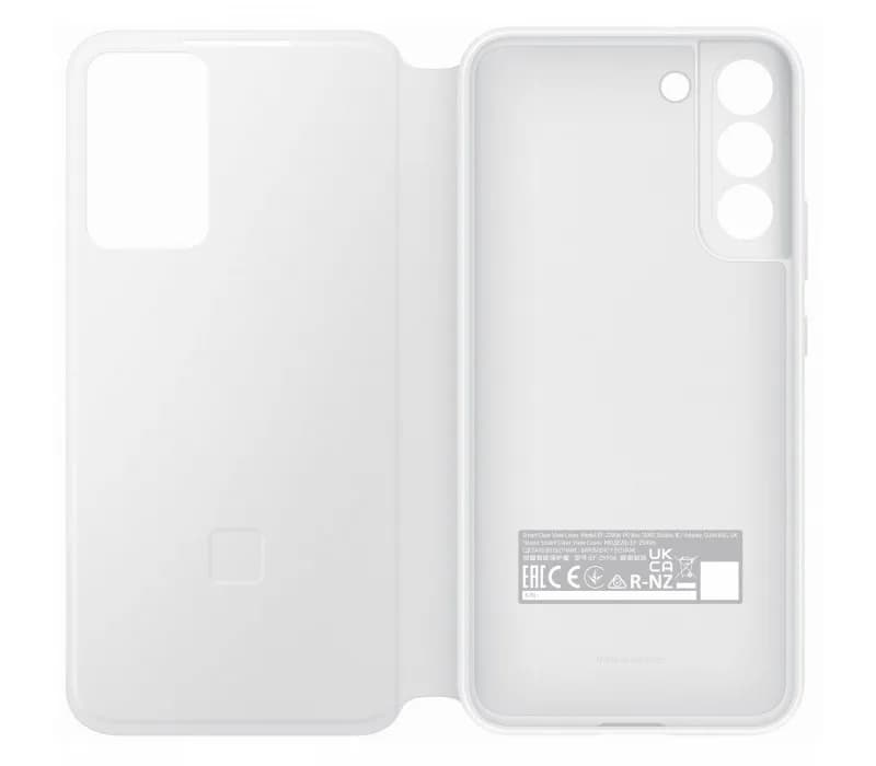 Galaxy S22 Plus; Smart Clear View Cover; White "EF-ZS906CWEGEE" — miniatură