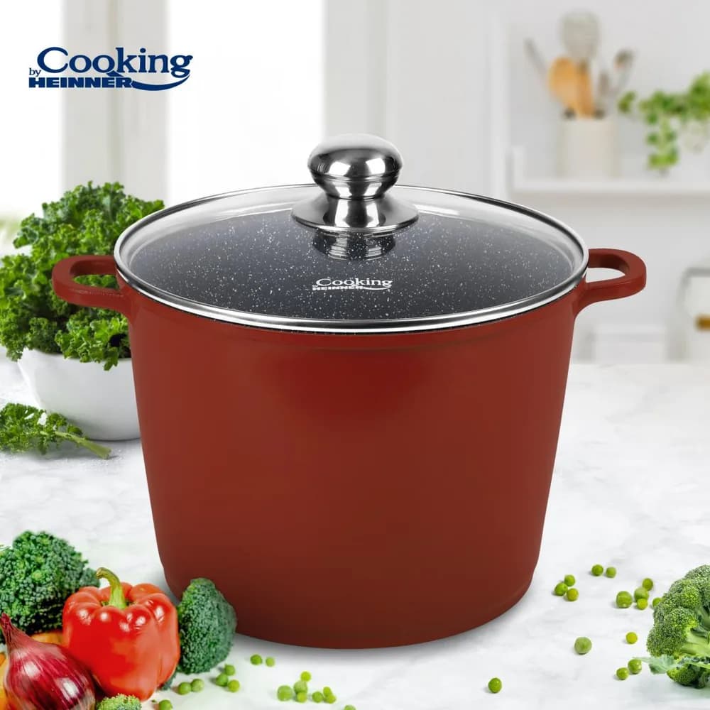 OALA ALUMINIU+CAPAC 24x18CM, 8.2 L, CALABRIA, COOKING BY HEINNER — miniatură