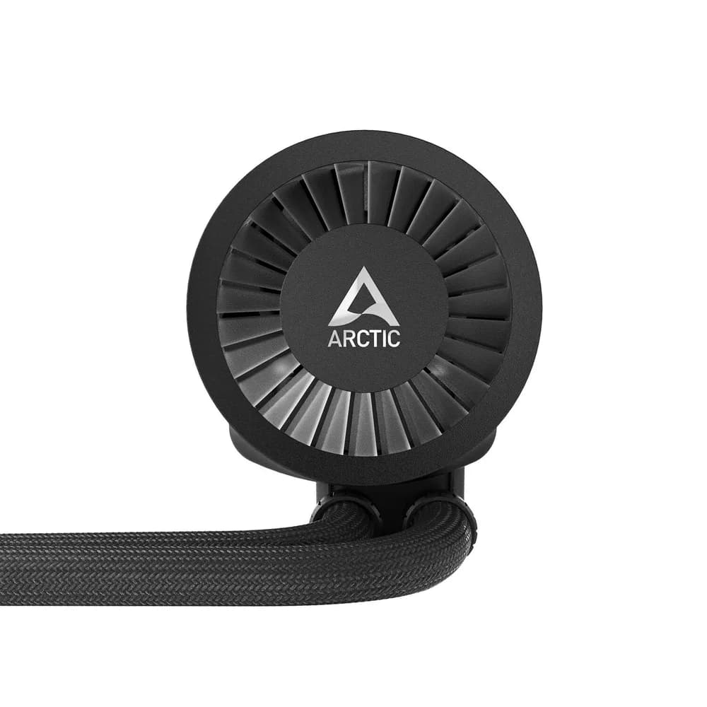 COOLER Arctic "Liquid Freezer III 240", racire lichid,skt. Intel LGA1700, AMD AM5/AM4,radiator aluminiu,pompa 2800rpm, fan 2x120mm,1800rpm,conector 4-pin PWM, negru "ACFRE00134A" — miniatură
