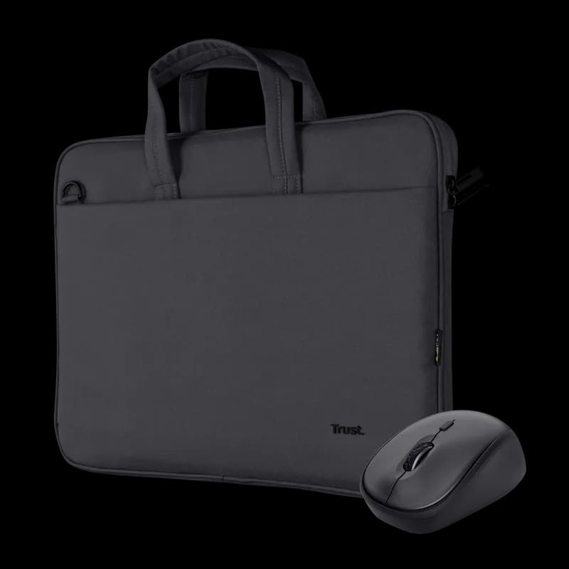Geanta laptop Trust Bologna, Negru